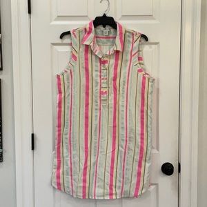Vineyard Vines Boca Grande Stripe Shirt Dress